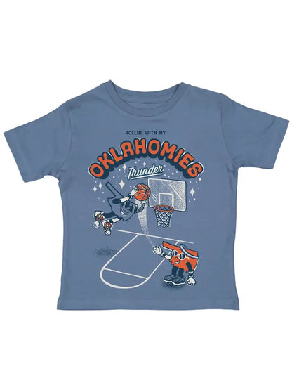Oklahomies Thunder Kids Tee - Blue