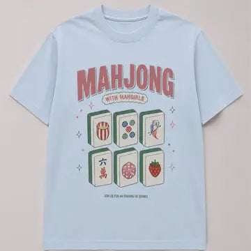 Mahjong Tee - Blue