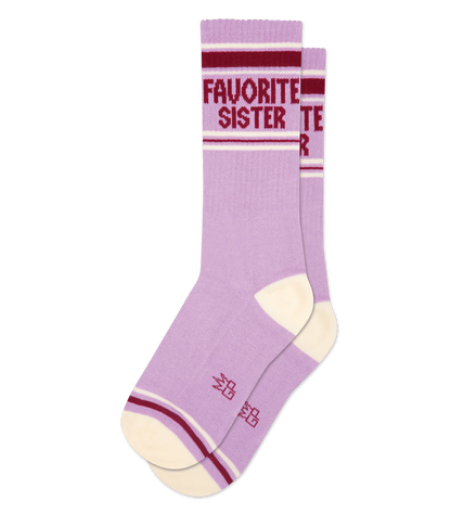 Favorite Sister Gym Crew Socks