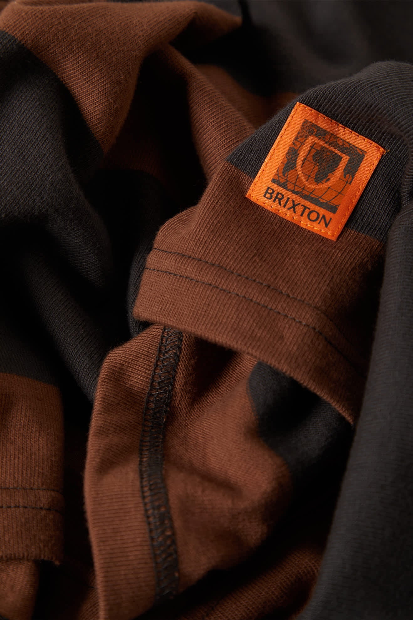 Union HW Rugby Polo - Black/Brown