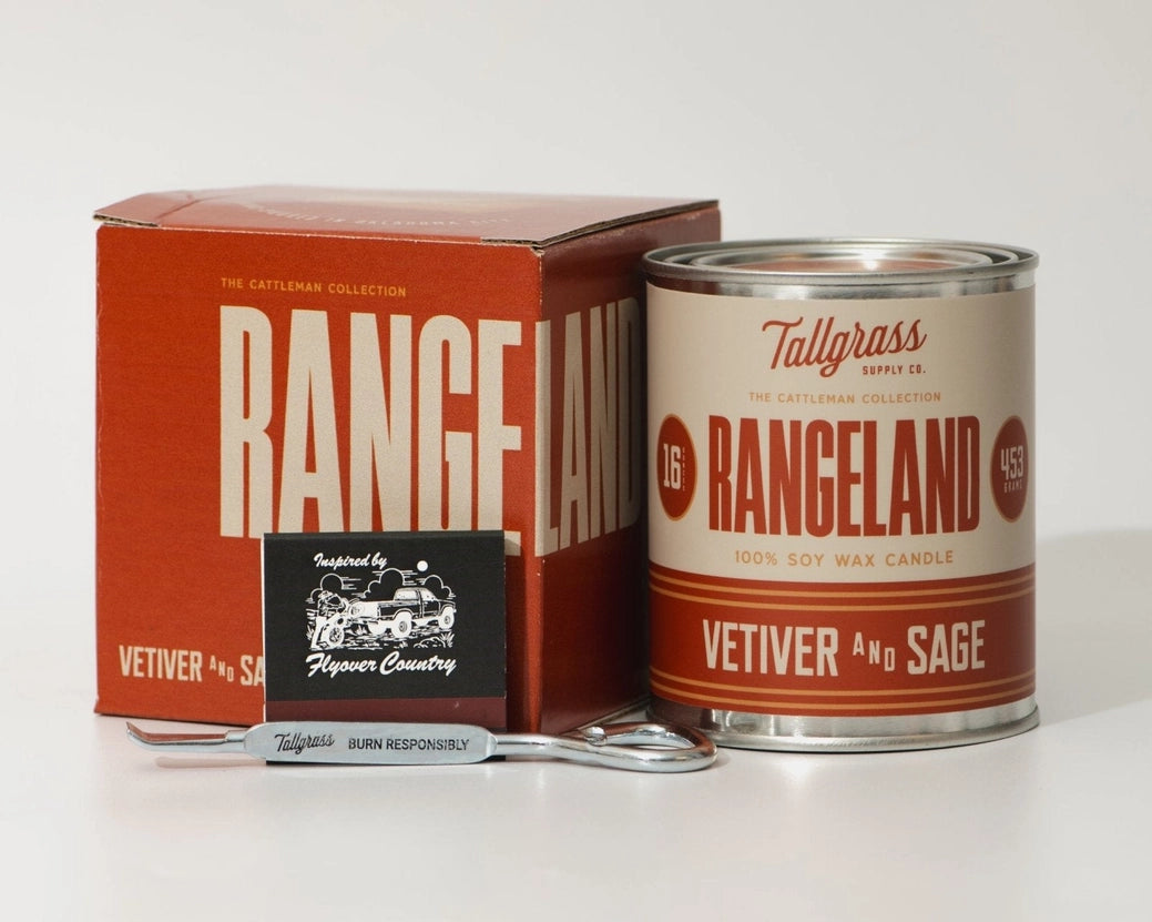 Rangeland 16oz Candle - Vetiver & Sage