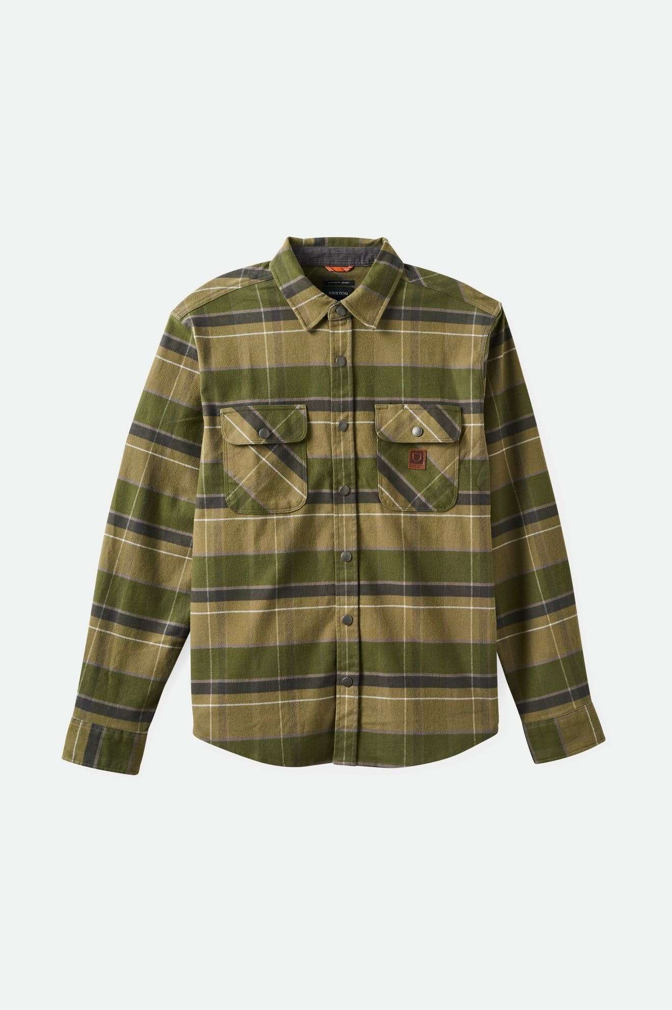 Builders Bowery Flannel - Dill/Olive Surplus/Washed Black