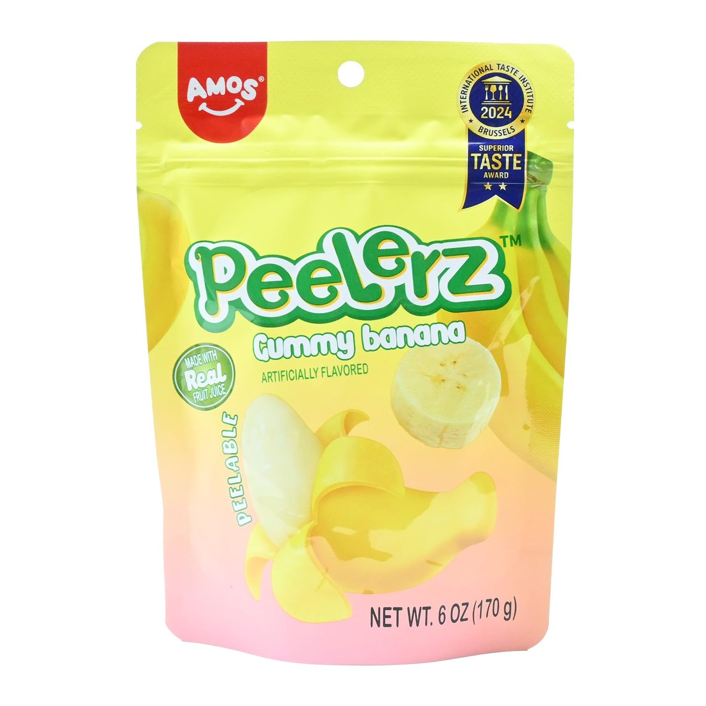 Amos Peelers Gummy Banana