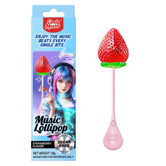 Musical Lollipop with KPOP Music - Strawberry