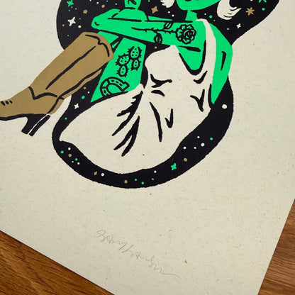 Western Alien Starr - Signed 8x10in Silkscreen Print