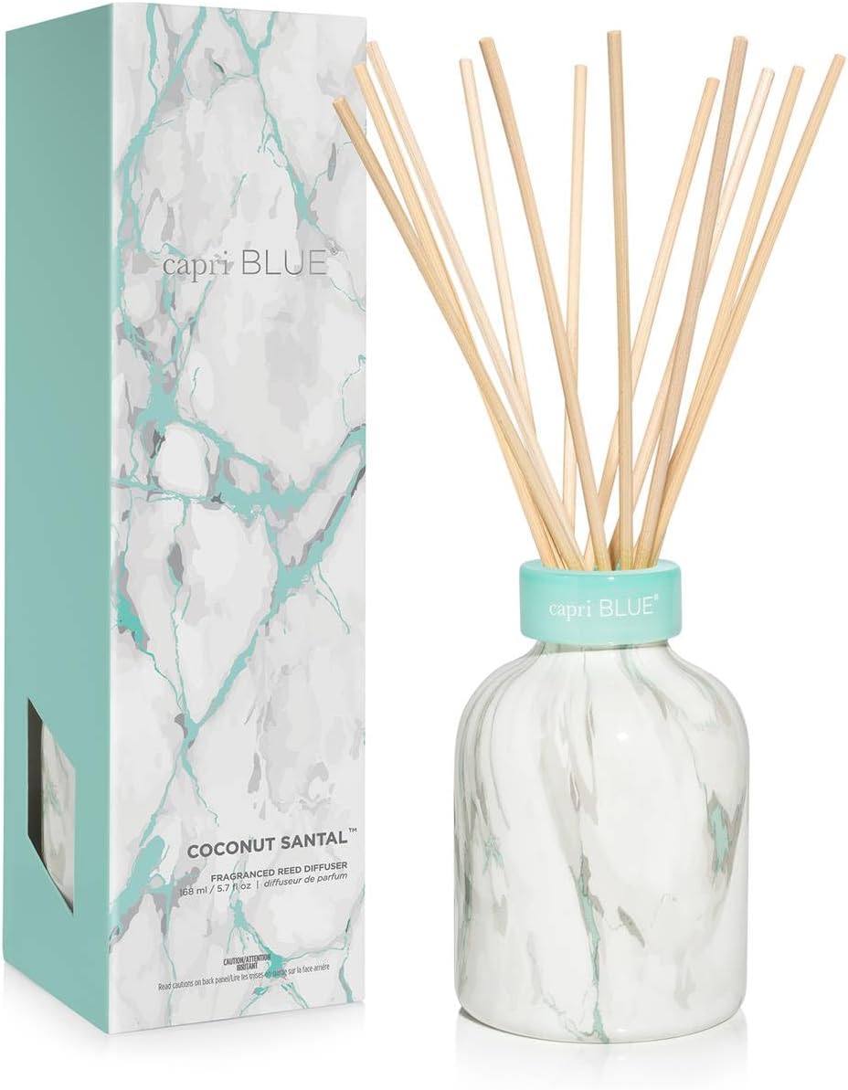 Marble Reed Diffuser Set - Coconut Santal