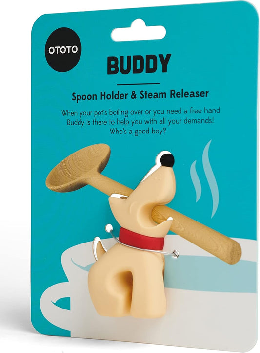 Buddy Spoon Holder & Steam Releaser - Sandstone
