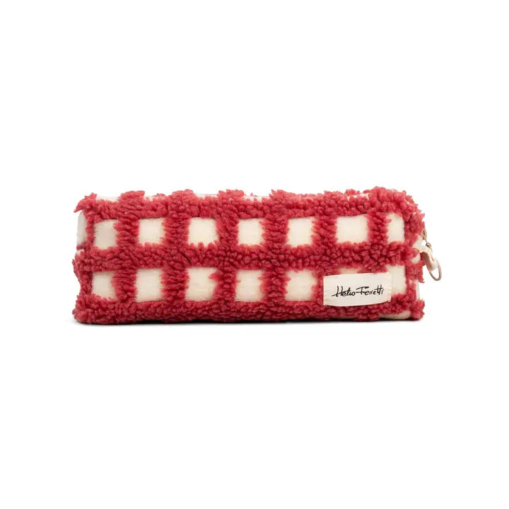 Red Vichy Pencil Case