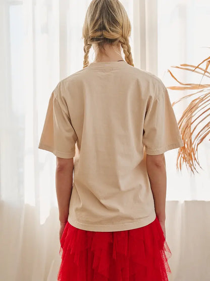 Ketchup Tee - Beige