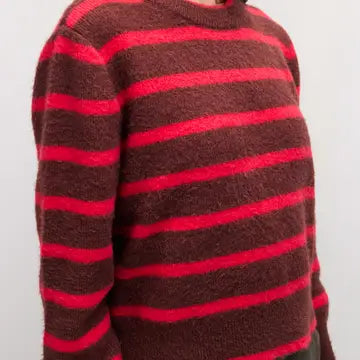 The Mckenzie Sweater - Brown/Red