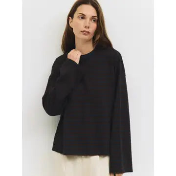 The Callahan Top - Brown/Navy