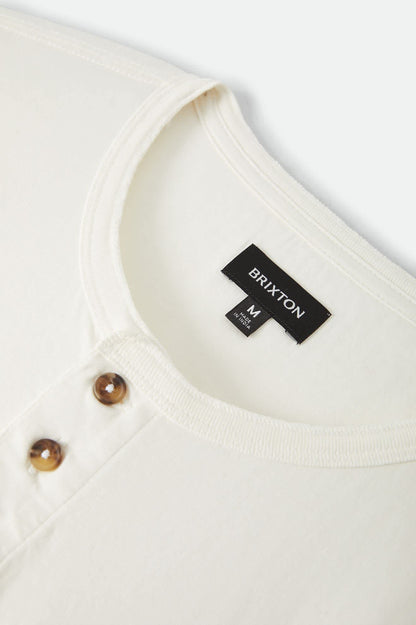 Baseline Henley T-Shirt - Off White Vintage Wash