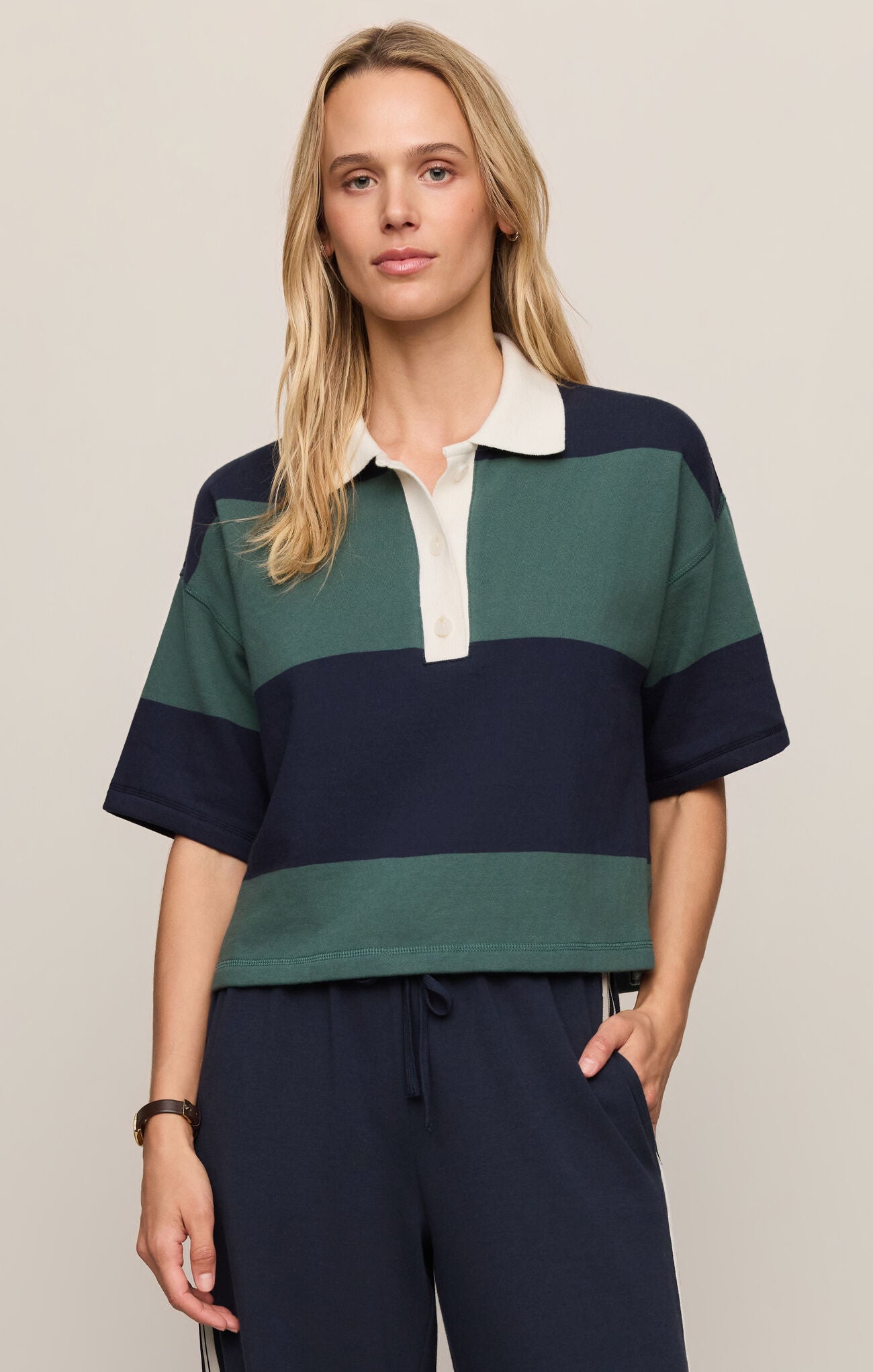 Mariner Polo Top - Eclipse