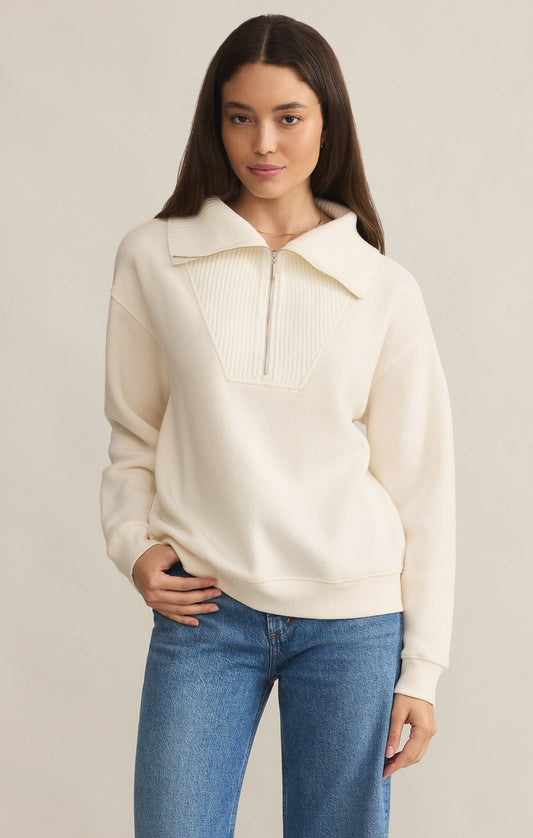 Sonata Fleece Sweatshirt - Sea Salt