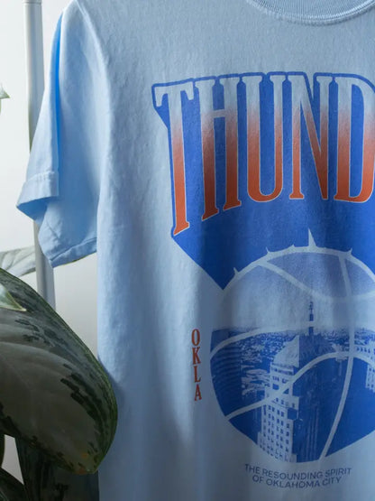 Resounding Spirit Tee - Light Blue