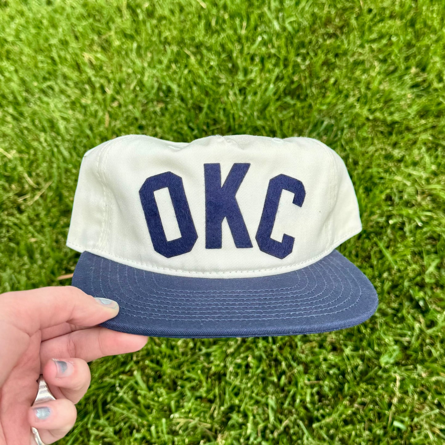 OKC Felt Patch Hat