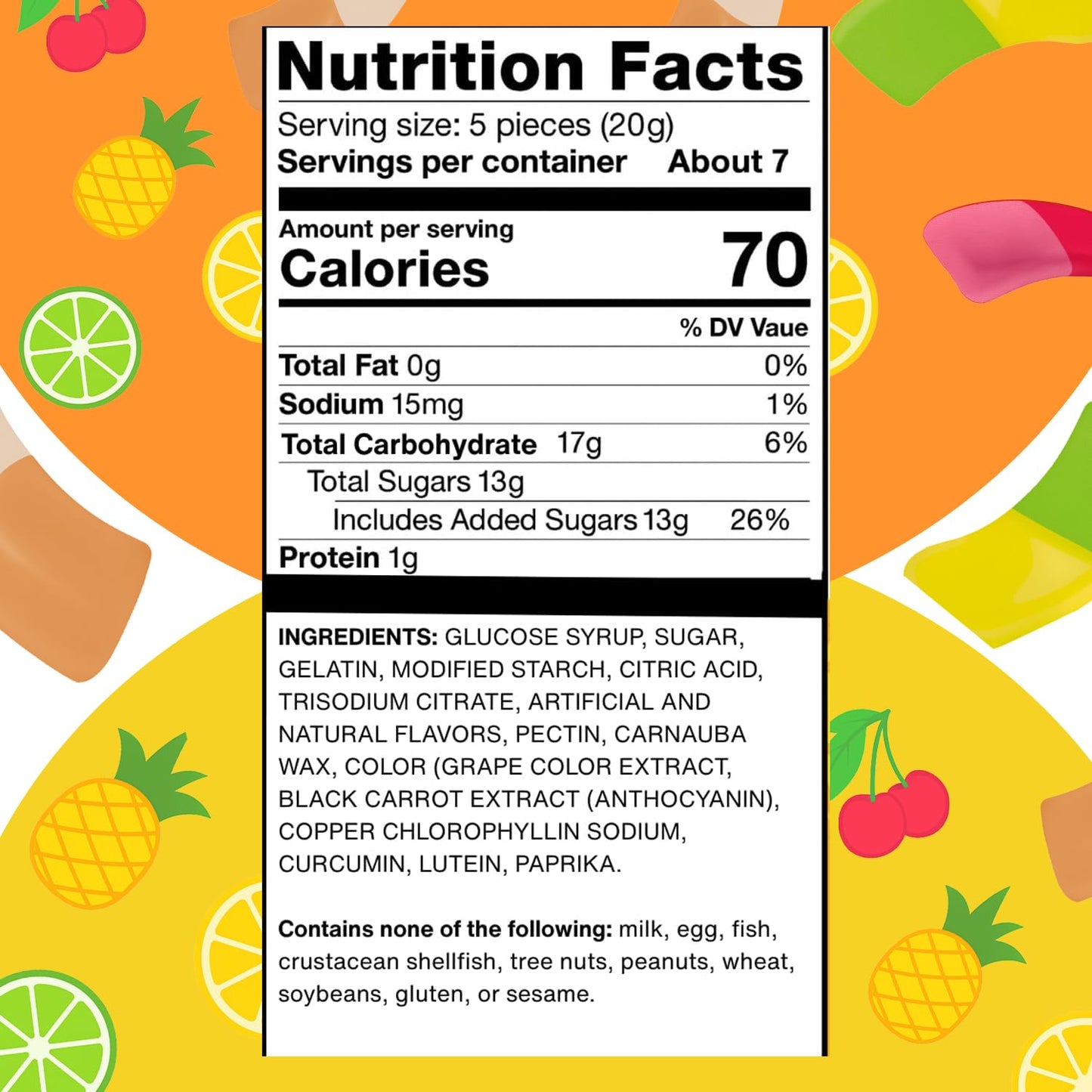 Squashies Mixed Fruit