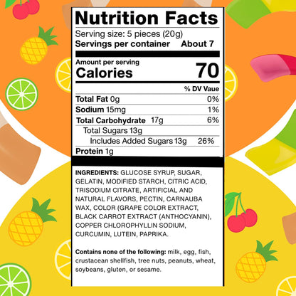 Squashies Mixed Fruit