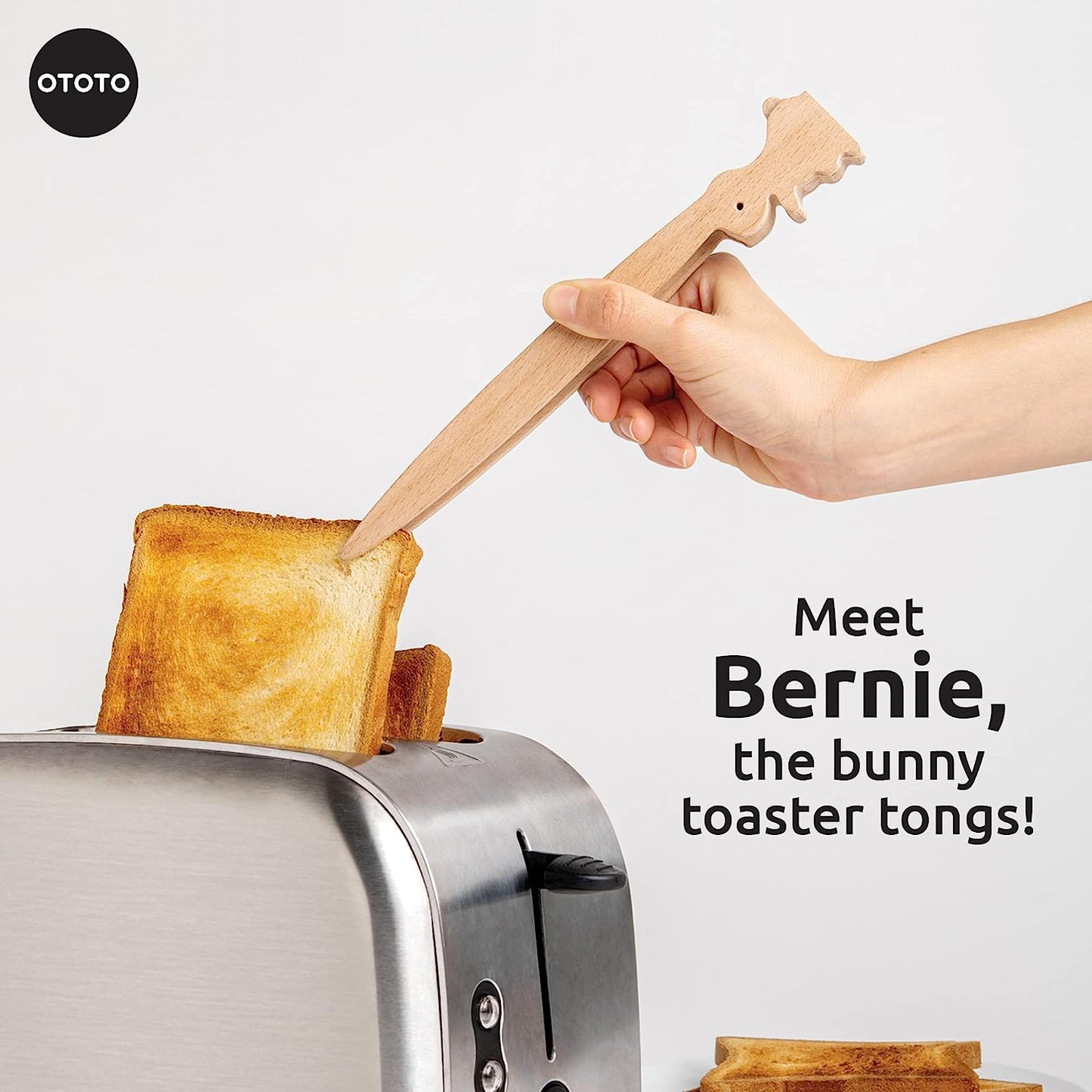 Bernie Bunny Toaster Tongs