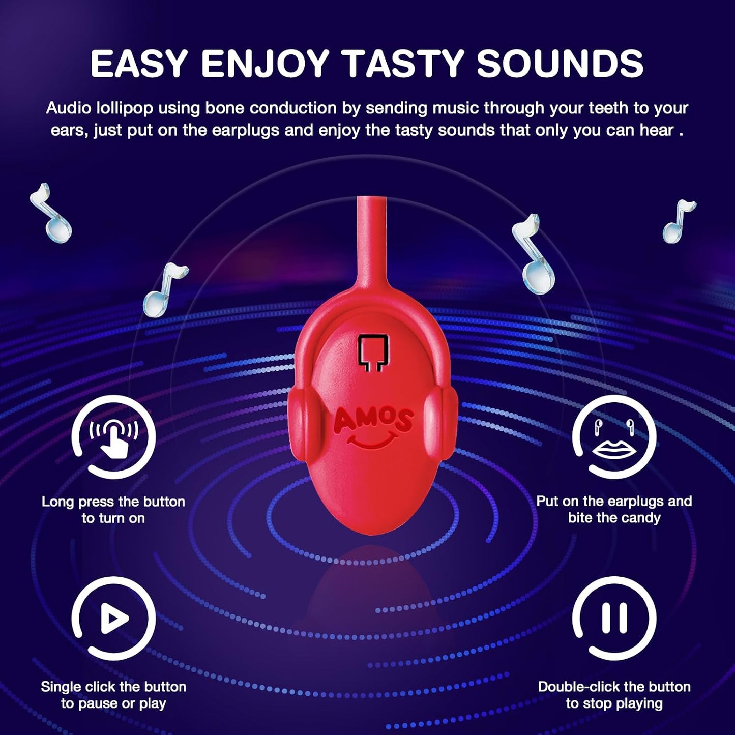 Amos Music Lollipop Candy