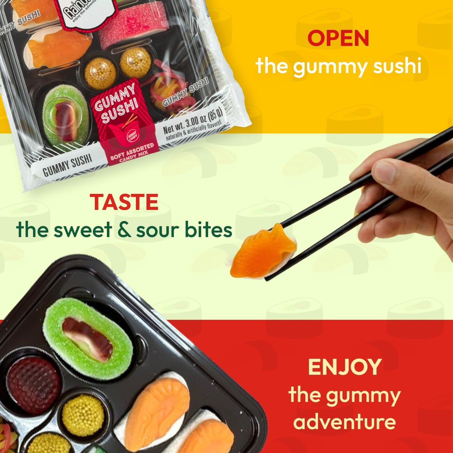 Raindrops Gummy Bento Box