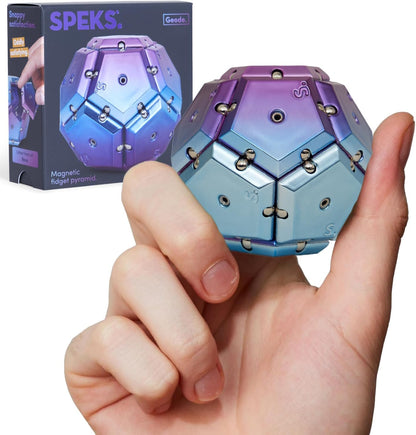 Geode Magnetic Chrome Fidget - Nova