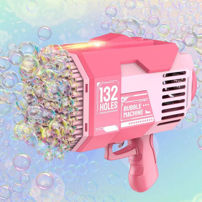 Bazooka Bubble Gun 132 Holes - Pink