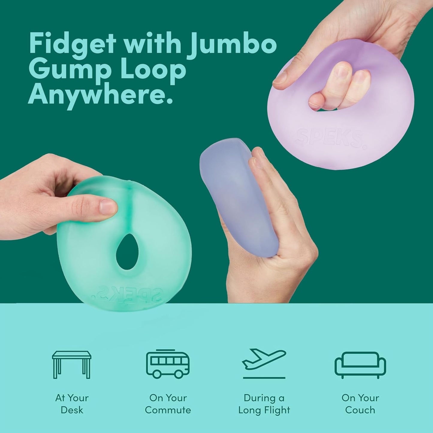 Gump Jumbo Loop - Sea Glass