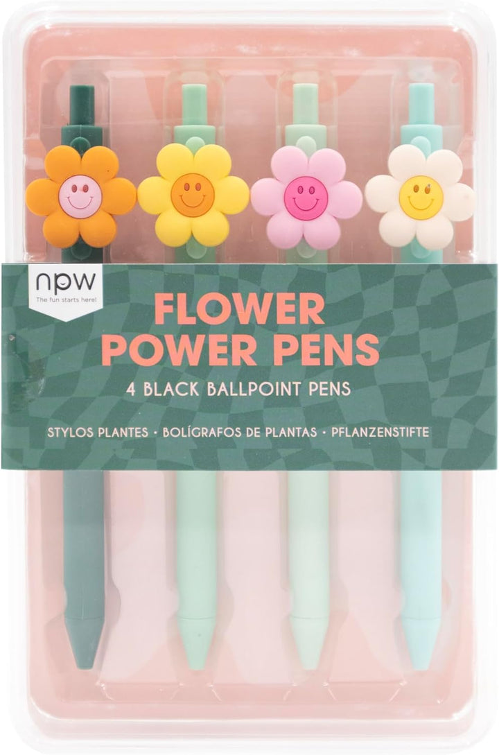 Flower Power Pen - 4 Pack