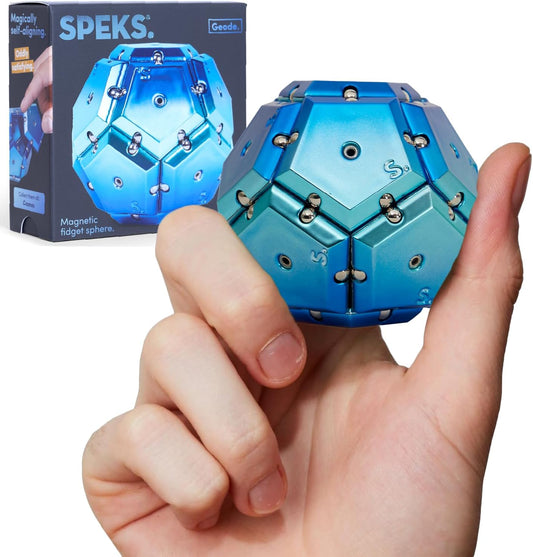 Geode Magnetic Chrome Fidget - Cosmos
