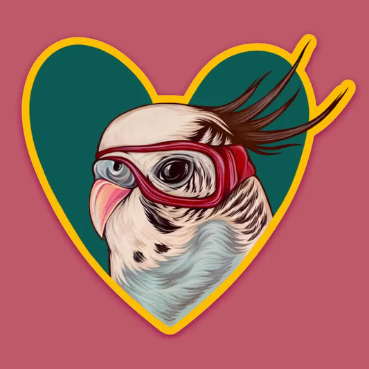 Love Bird 3" Vinyl Cut Sticker