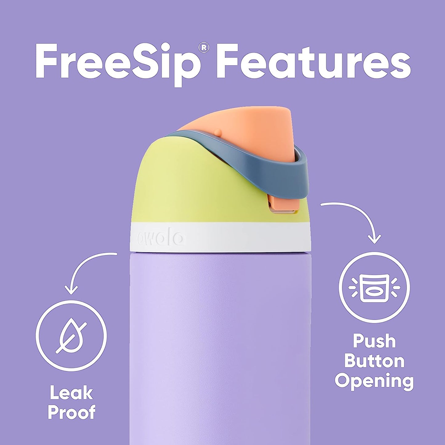 FreeSip 24oz Bottle - Retro Boardwalk