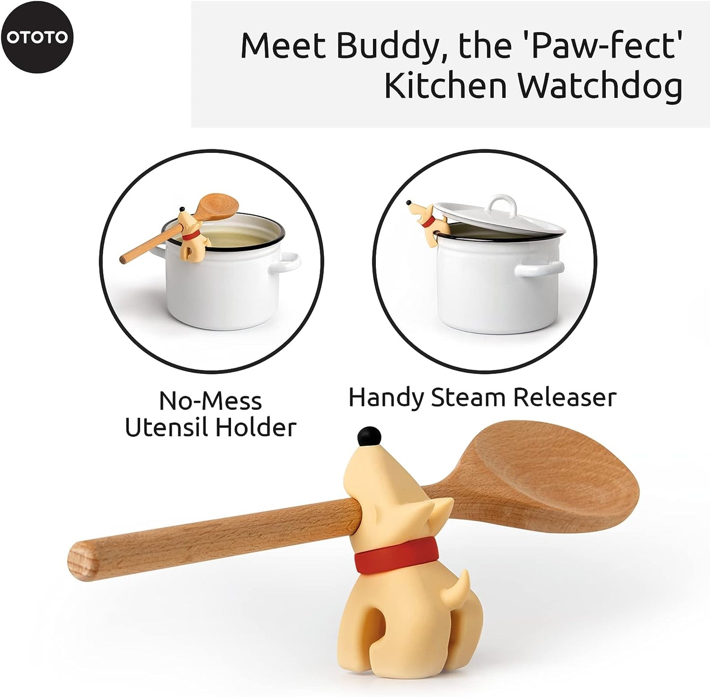 Buddy - Spoon Holder & Steam Releaser – keyndecor