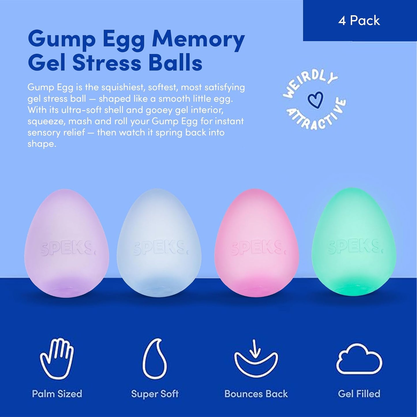 Gump Egg Gel-Filled Stress Ball
