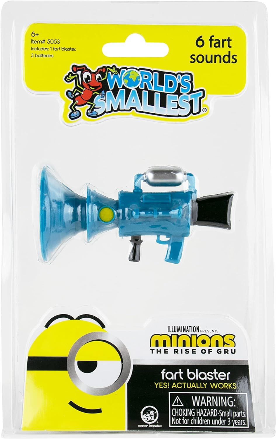 World's Smallest Minions Fart Gun