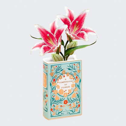 Bibliophile Ceramic Vase