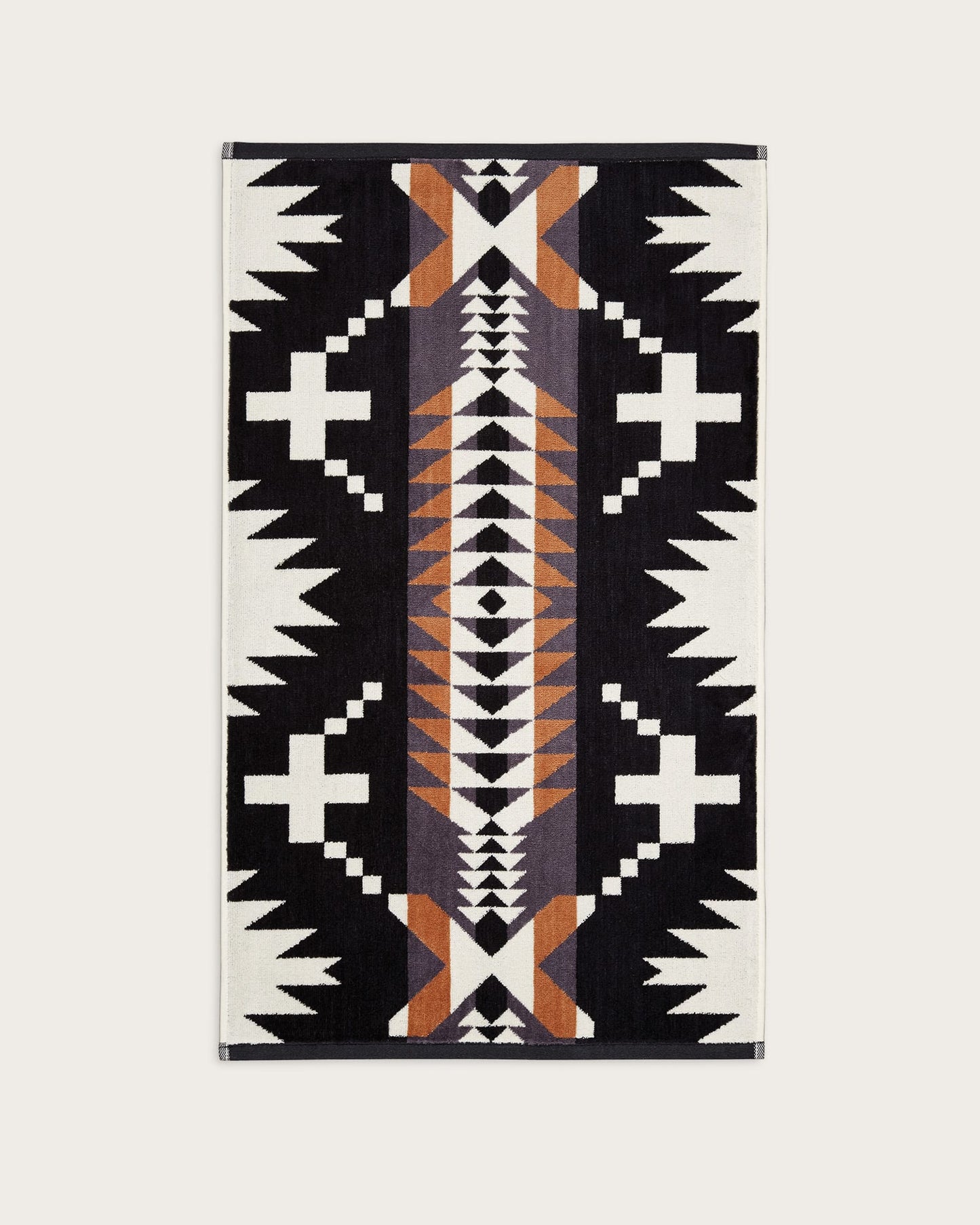 Spider Rock Towel Set - Black/White