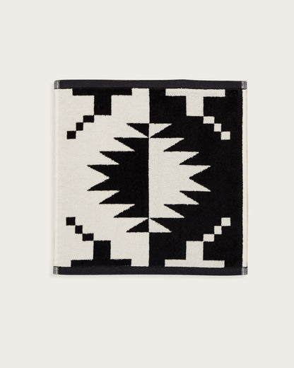 Spider Rock Towel Set - Black/White