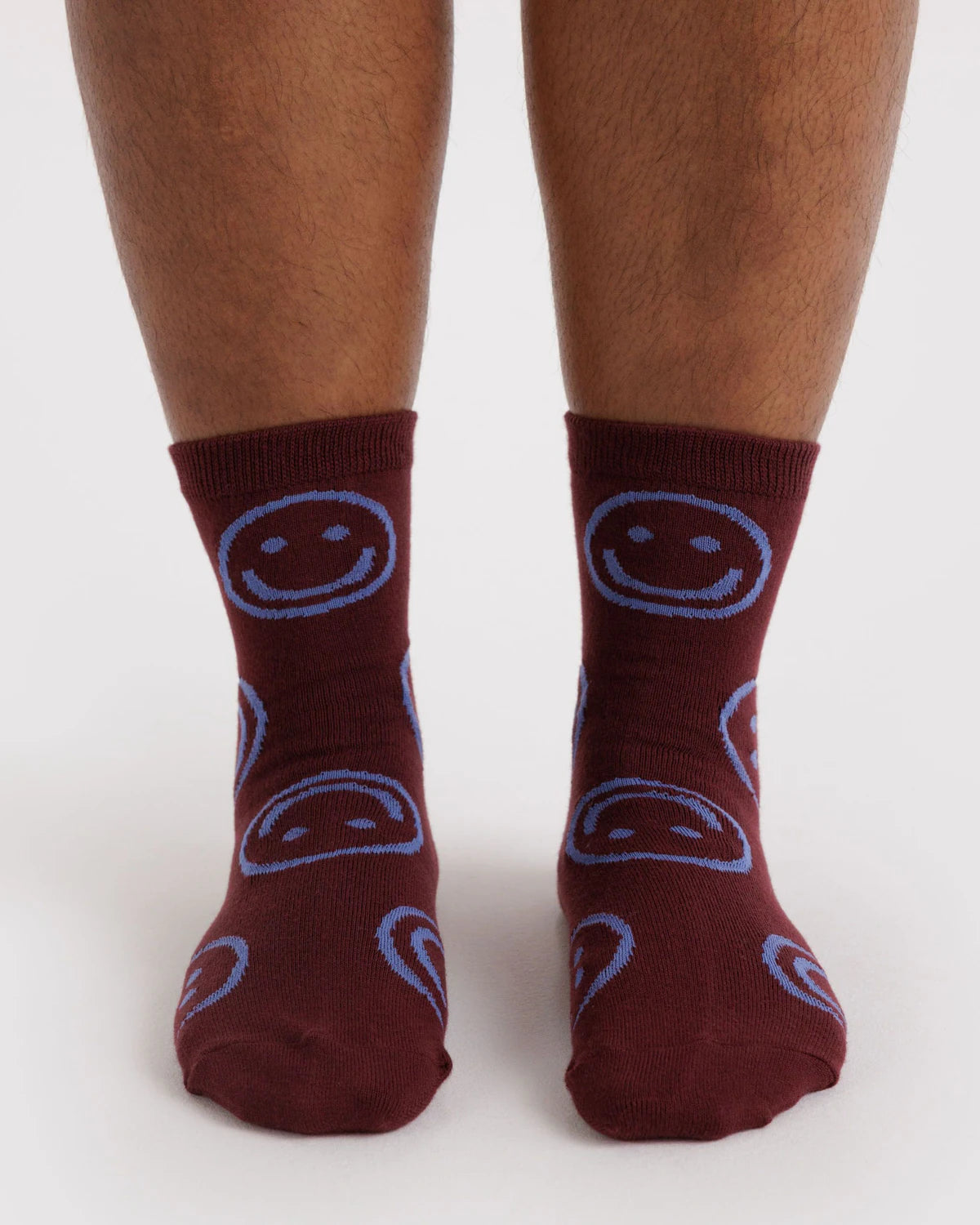 Crew Sock - Mahogany Happy