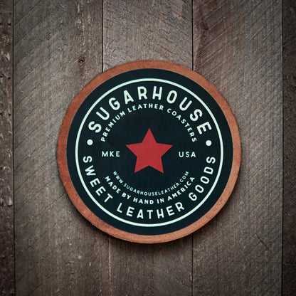 Bear Leather Coaster