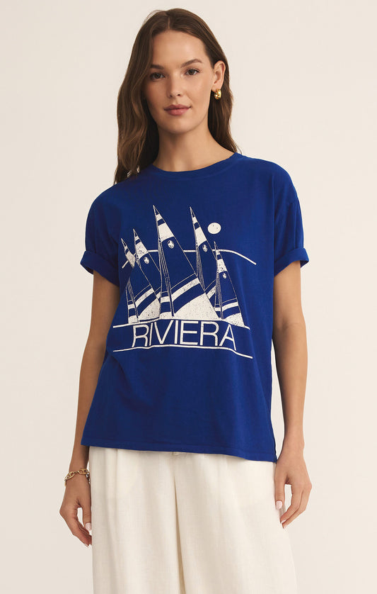 Riviera Boyfriend Tee - Oceanside