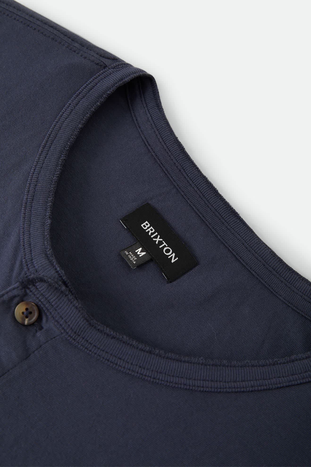 Baseline Henley T-Shirt - Washed Navy Vintage Wash
