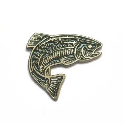 Trout Enamel Pin