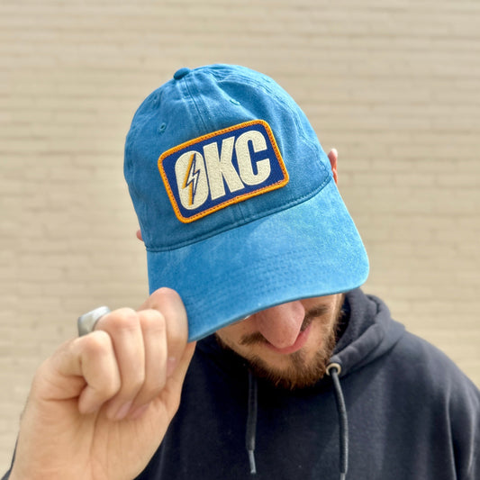 OKC Bolt Dad Hat