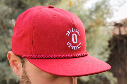 OU Rope Hat - Cardinal