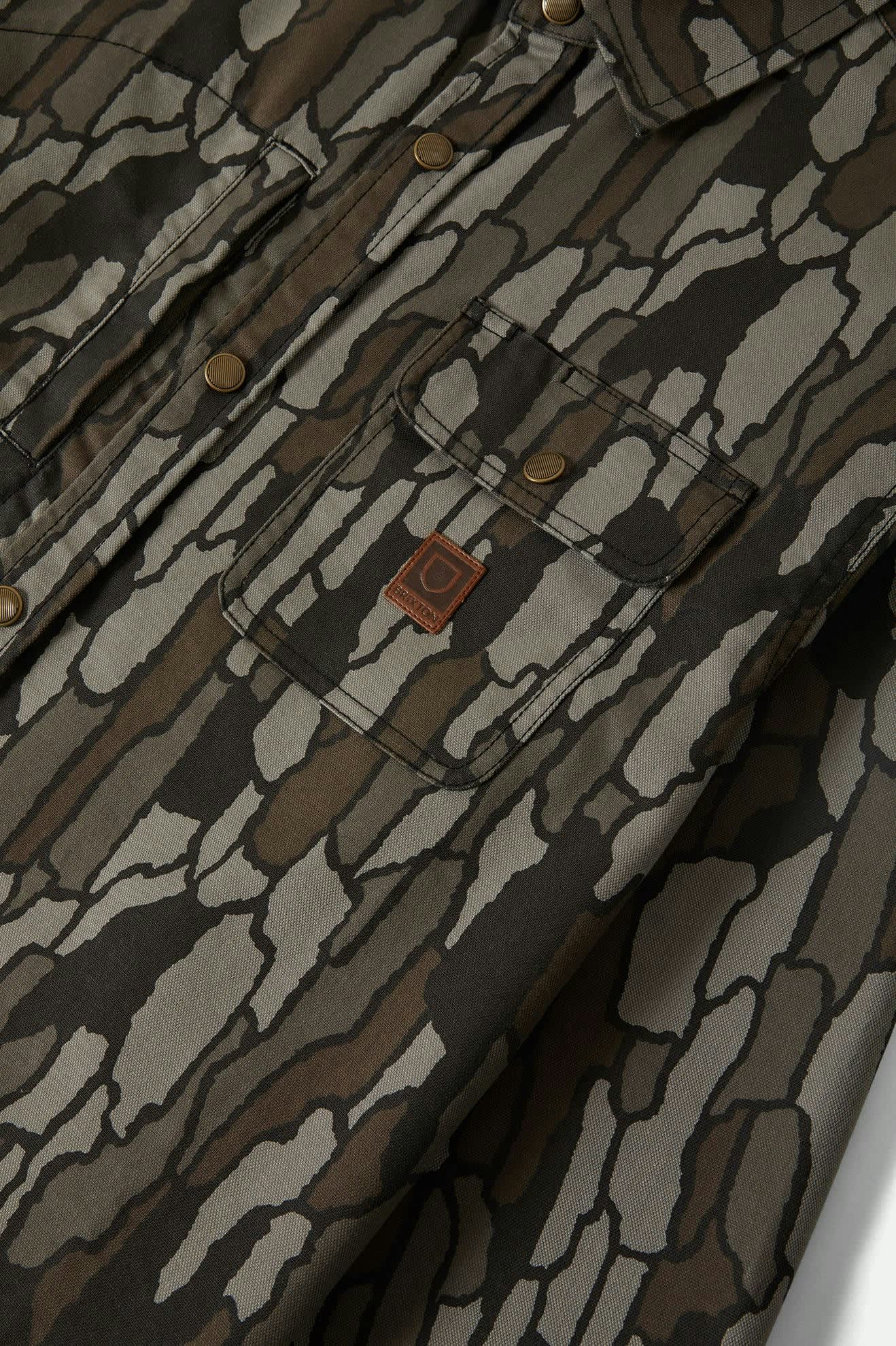Builders Stretch Overshirt - Bark Camo