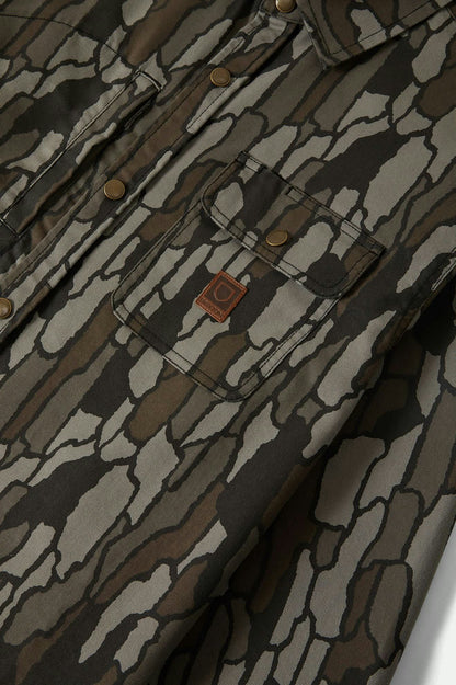 Builders Stretch Overshirt - Bark Camo