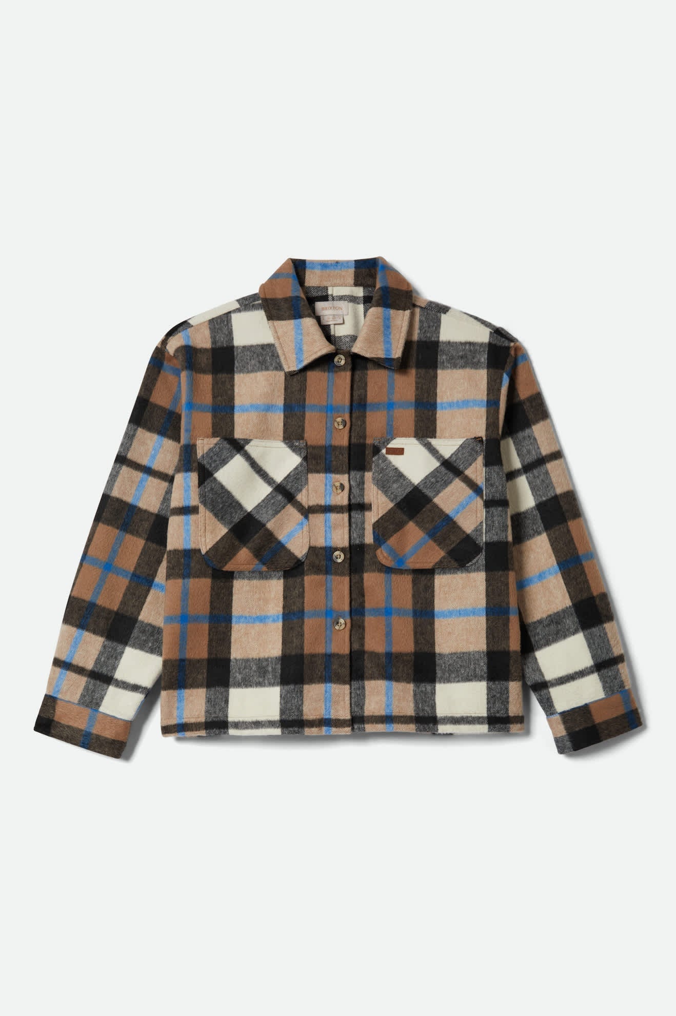 Bowery Women's Soft Brushed Flannel - Washed Black/Sand