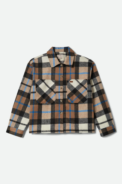 Bowery Women's Soft Brushed Flannel - Washed Black/Sand