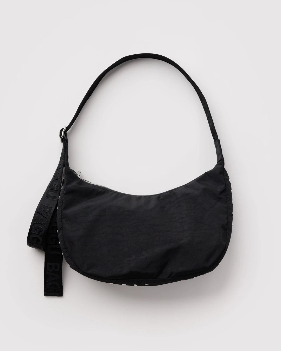 Medium Nylon Crescent Bag - Studs